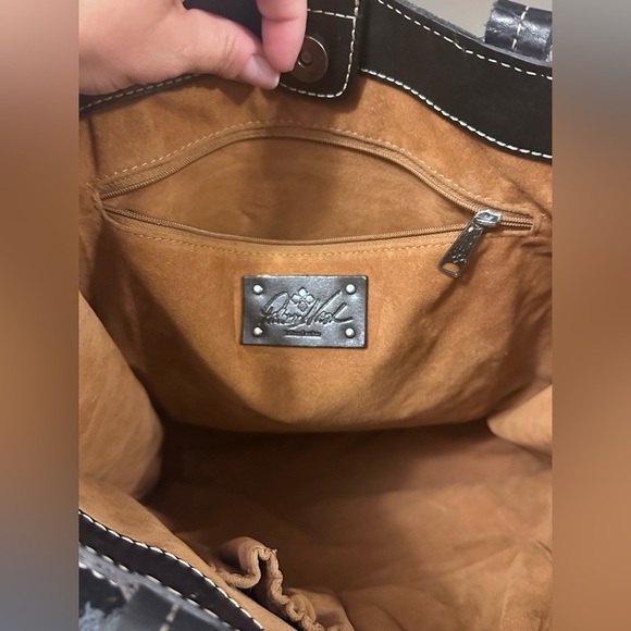 Patricia Nash Feather Paisley Tote Bag Purse - Picture 6 of 6